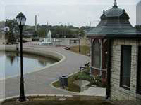 View of the Riverwalk from the Depot Museum