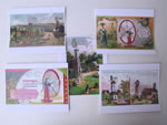 Windmill Scene Note Cards